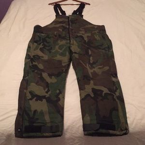 Dakota Outerwear Overalls Camo Woodland X-Large